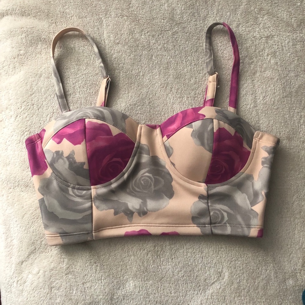 Forever 21 bustier crop top